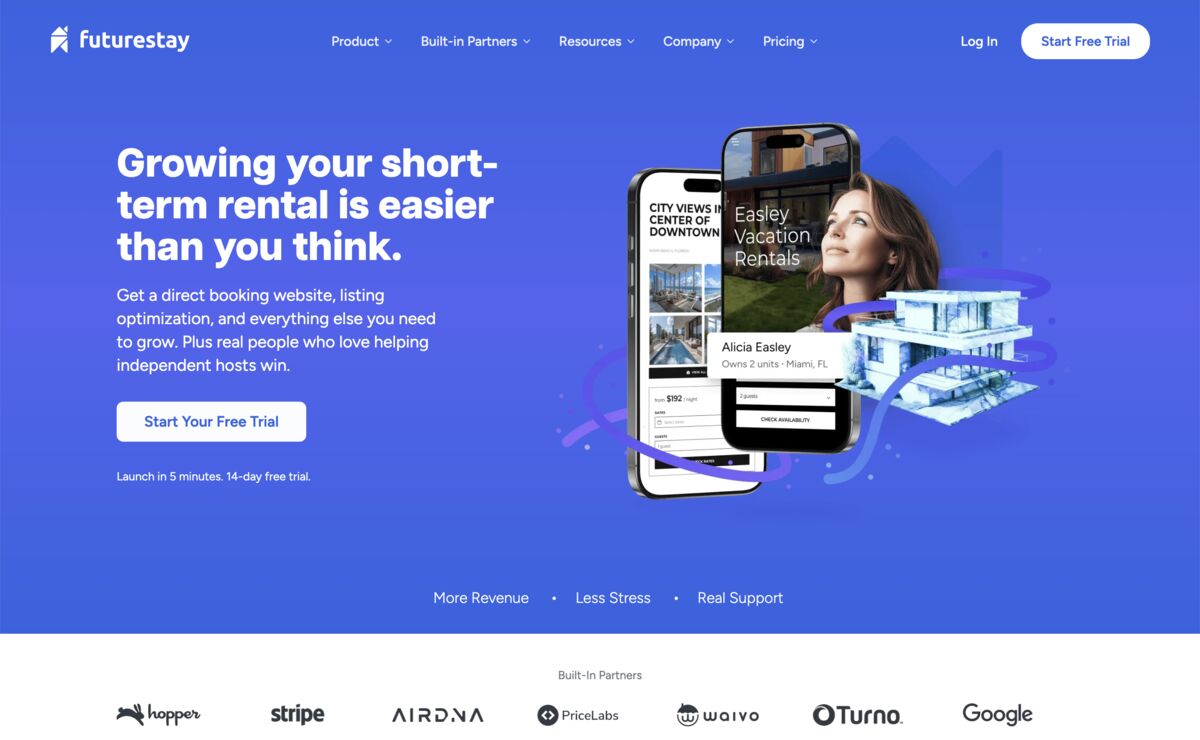 Futurestay: Leading design in an AI-native way of working: the team prototypes in real code, not static mockups.
